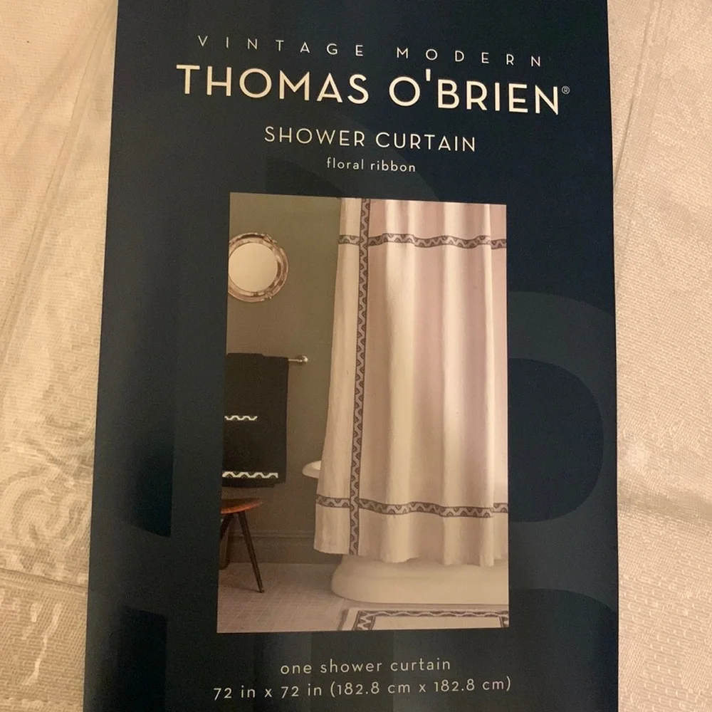 Vintage Modern luxurious shower curtain▪️